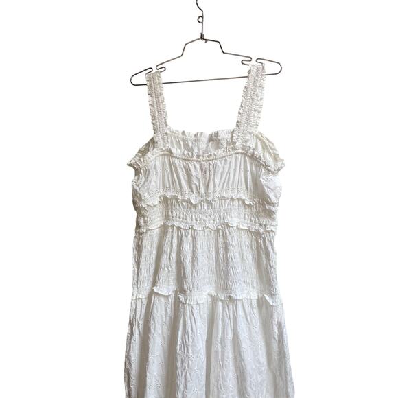 Gap x Doen Eyelet White Midi Dress - Picture 5 of 5